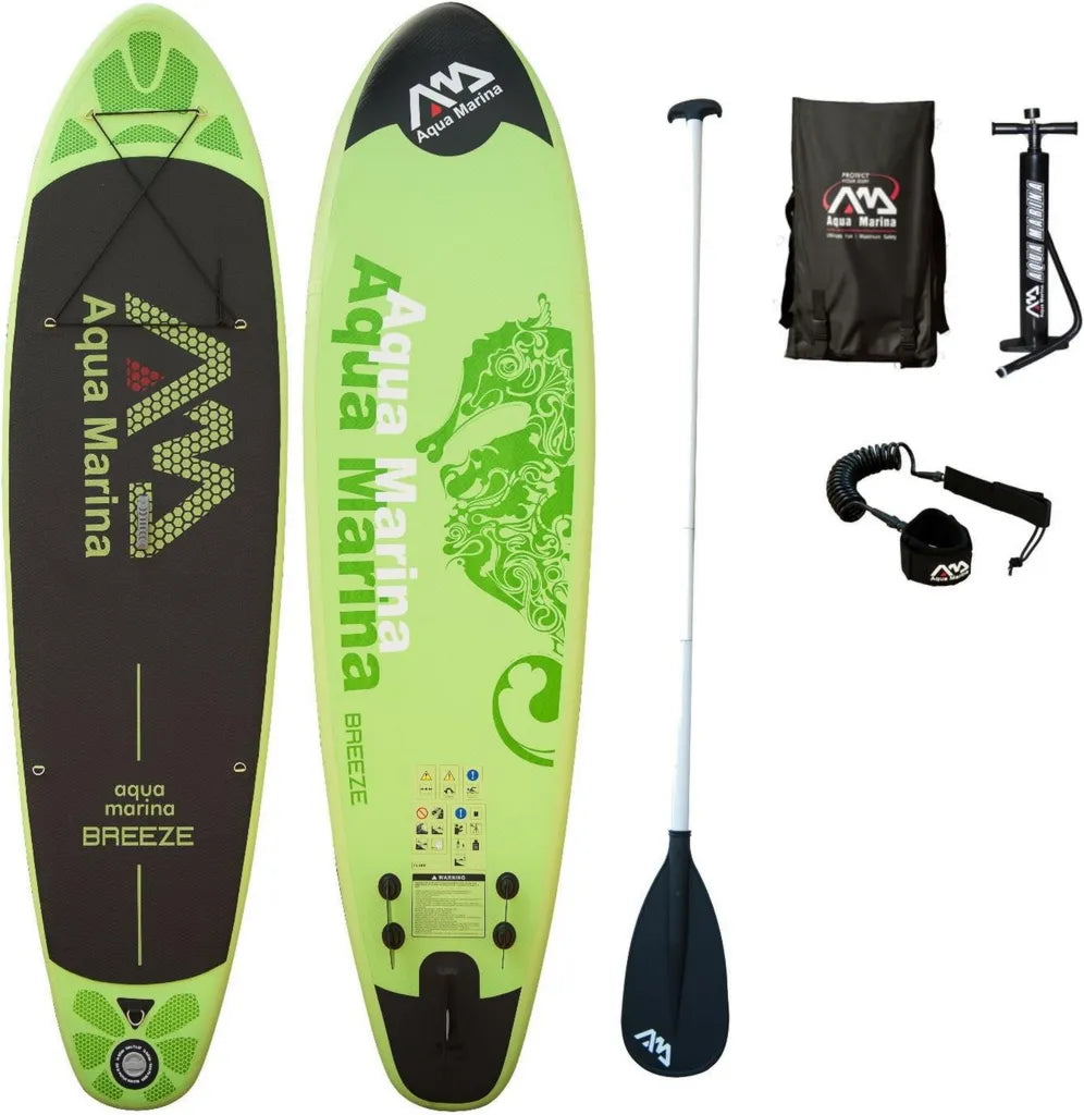 Tabla de Paddle AQUA MARINA BREEZE con Remo y Leash 300x75x10 cm