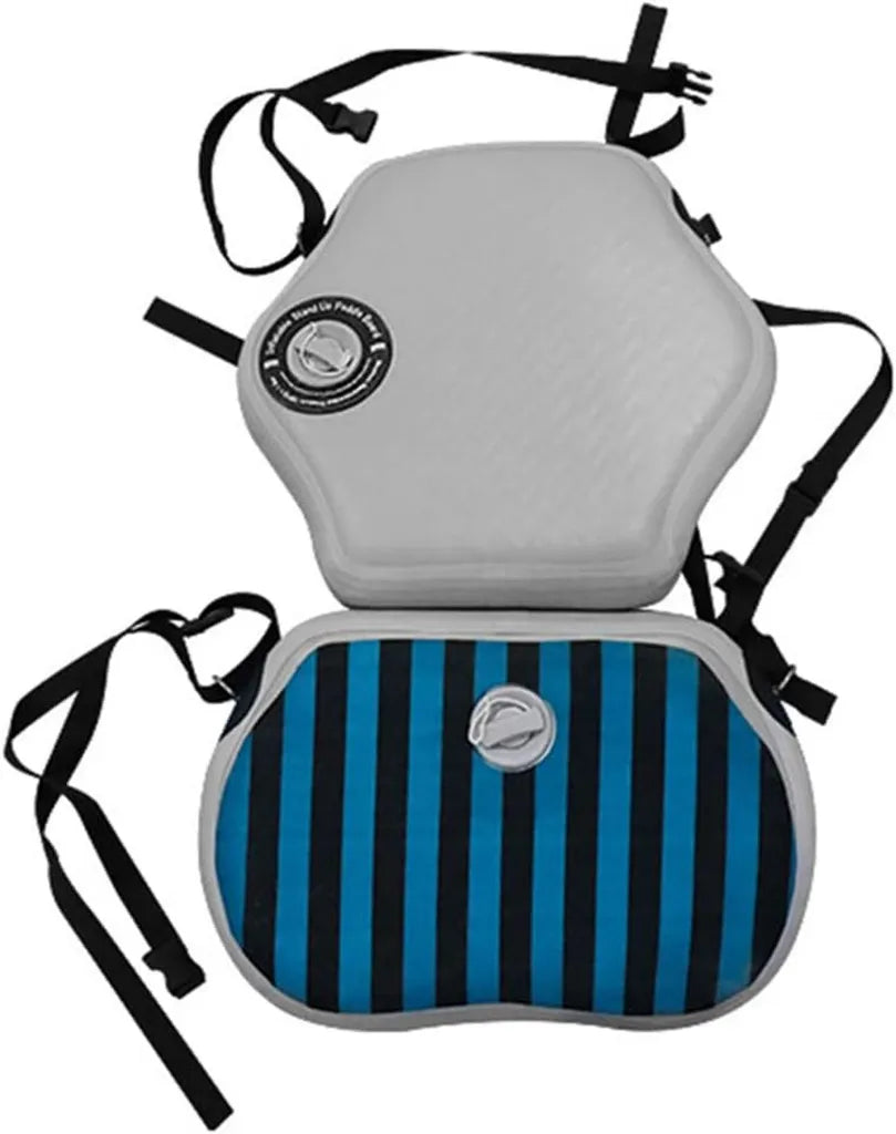 Tabla de Paddle Surf Inflable con Asiento Ajustable y Respaldo de PVC para Pesca