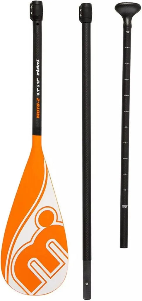 Mistral Motu Naranja - Remo de SUP Ajustable de Carbono con Bolsa