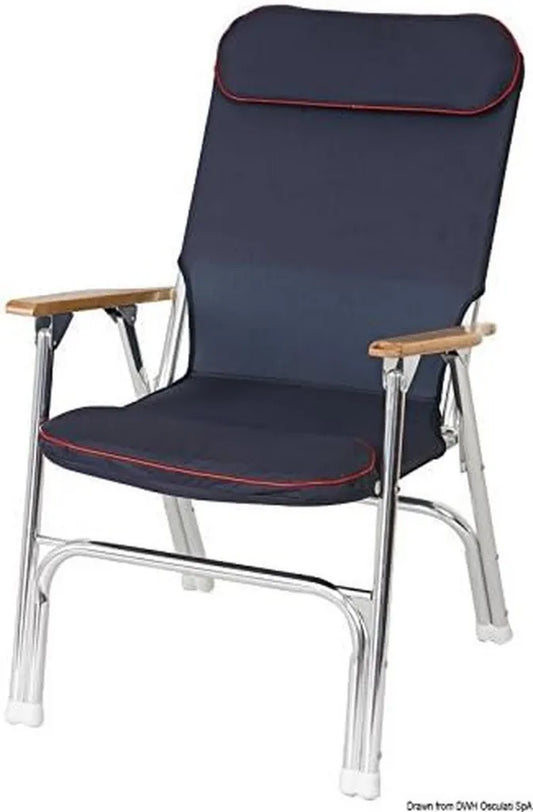 Silla Plegable Acolchada para Cubierta Exterior Osculati
