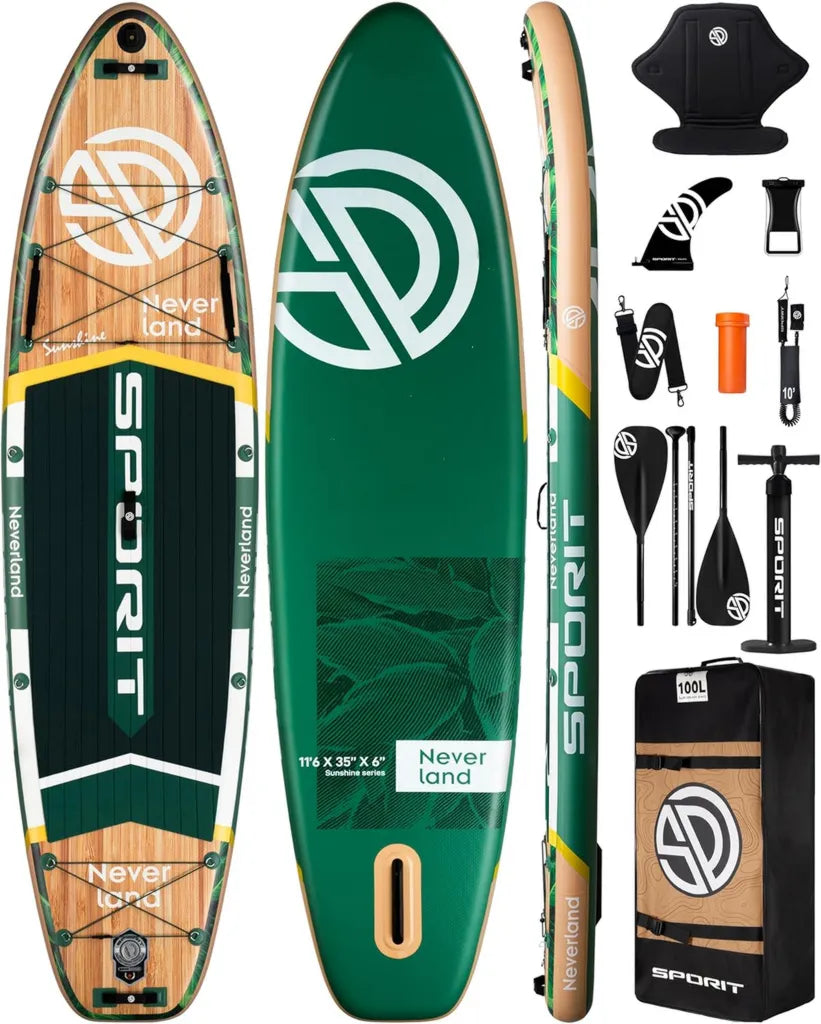 Tabla de Paddle Surf Hinchable 11'6' Alta Estabilidad