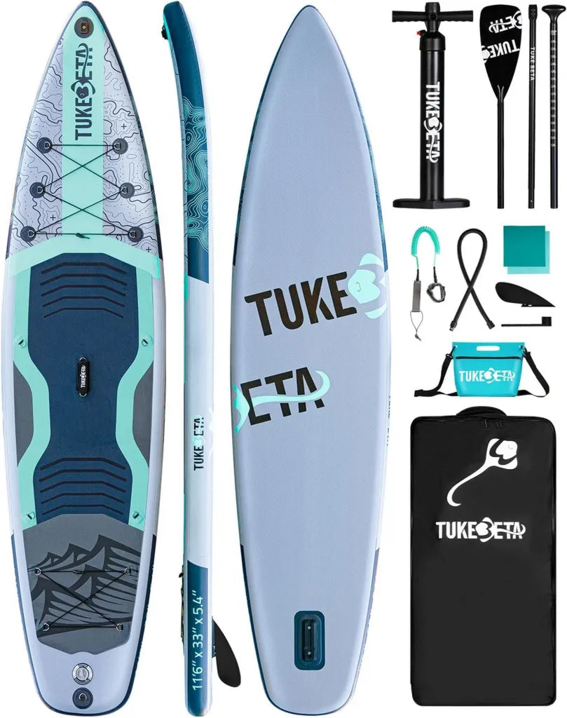 Tabla de Paddle Surf Inflable 3,35m x 84cm con Accesorios Completos