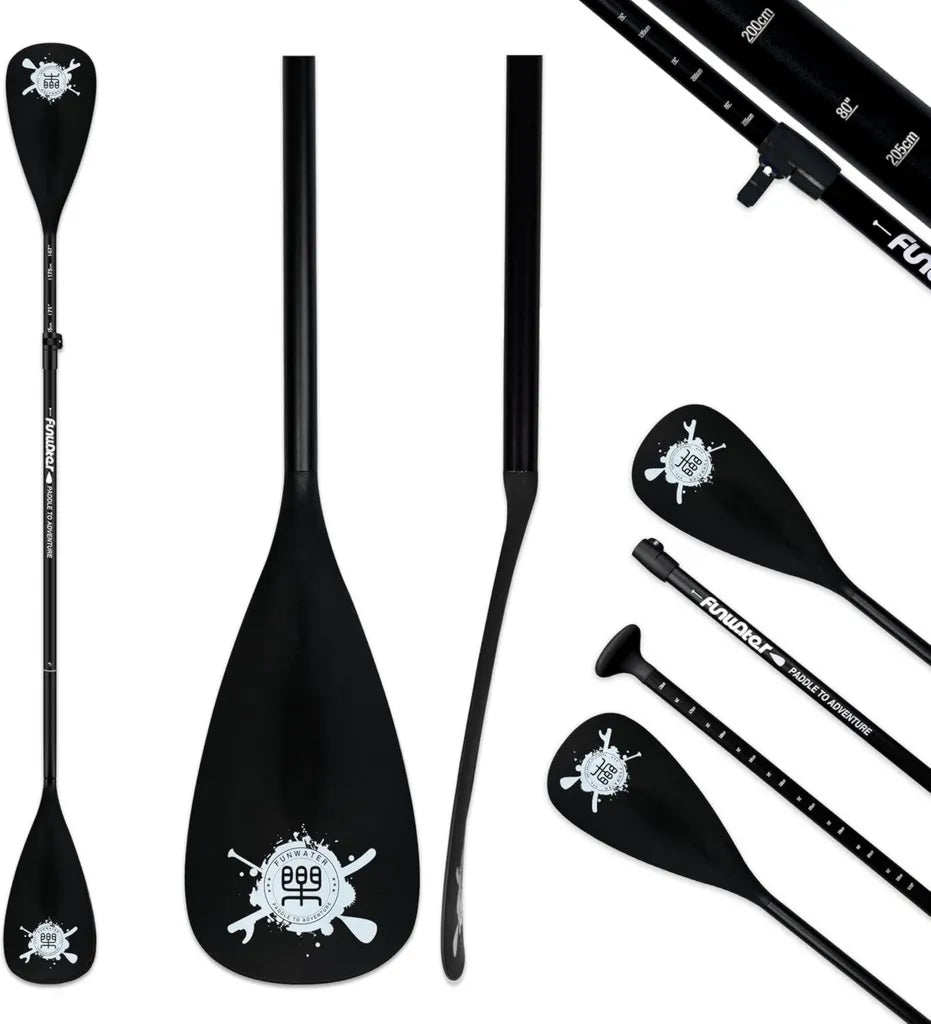 Paddle FunWater Sup Ajustable - Remo Portátil Flotante de Aleación Ligera para Paddle Board